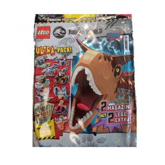 LEGO JURASSIC WORLD 2x SASZETKA 2xLIMITOWANA KARTA -zdjęcie numer 1