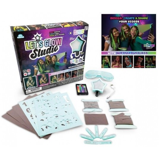 LET'S GLOW STUDIO CRAFTING ZESTAW DO ZDOBIENIA /4 -zdjęcie numer 1
