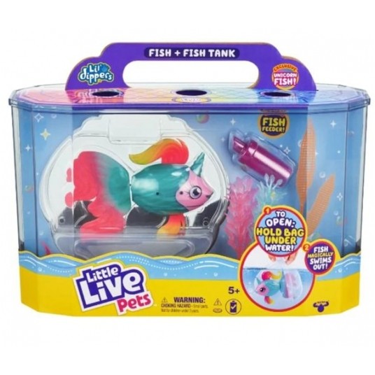 LITTLE LIVE PETS INTERAKTYWNA RYBKA + AKWARIUM -zdjęcie numer 1