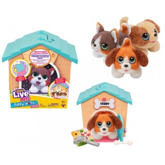 LITTLE LIVE PETS INTERAKTYWNY SZCZENIAK Z BUDĄ /1 -zdjęcie numer 1