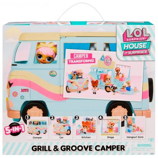 LOL L.O.L. SURPRISE GRILL & GROOVE CAMPER /1 -zdjęcie numer 1