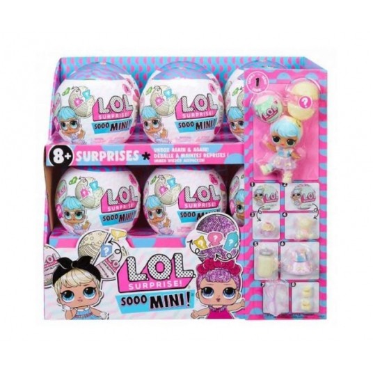 LOL Sooo Mini! L.O.L Surprise Dolls Asst in PDQ/12 -zdjęcie numer 1