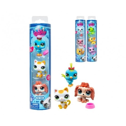 LPS LITTLEST PET SHOP PET FIGURKA 3 PACK ASS/6 -zdjęcie numer 1