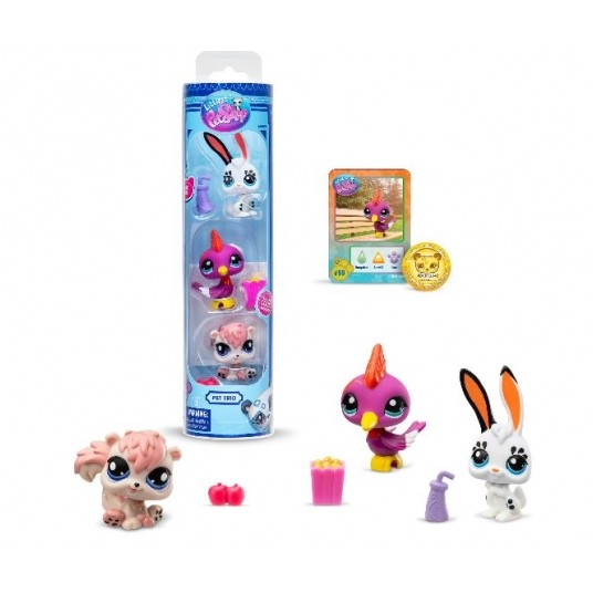LPS LITTLEST PET SHOP ZESTAW PARK 3x FIGURKA / -zdjęcie numer 1