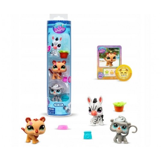 LPS LITTLEST PET SHOP ZESTAW ZOO 3x FIGURKA /6 -zdjęcie numer 1