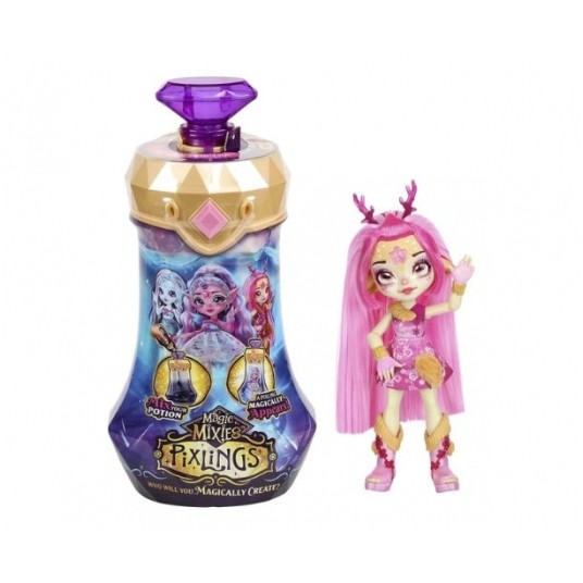 MAGIC MIXIES GALAXY LALKA HAIR DEERLEE 15 CM -zdjęcie numer 1