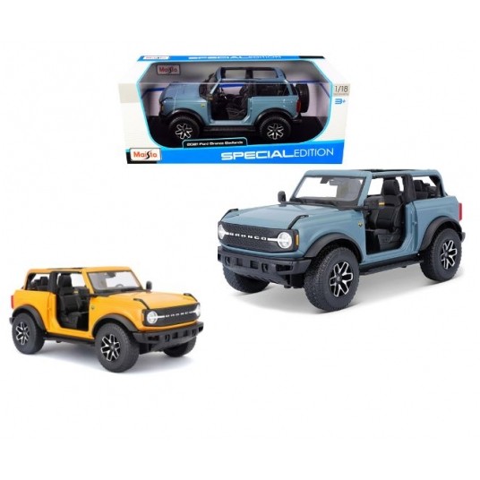 MAISTO 31457 FORD BRONCO 2021 ASST 1:18 /4 -zdjęcie numer 1