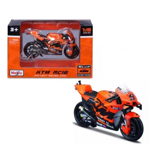 MAISTO 36376 KTM RC16 TECH3 W SKALI 1:18 /12 -zdjęcie numer 1