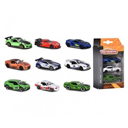 MAJORETTE ZESTAW 3 AUTEK RACING CARS ASST/12 -zdjęcie numer 1