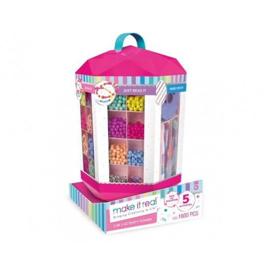 MAKE IT REAL 5w1 ACTIVITY TOWER DIY BIŻUTERIA /1 -zdjęcie numer 1