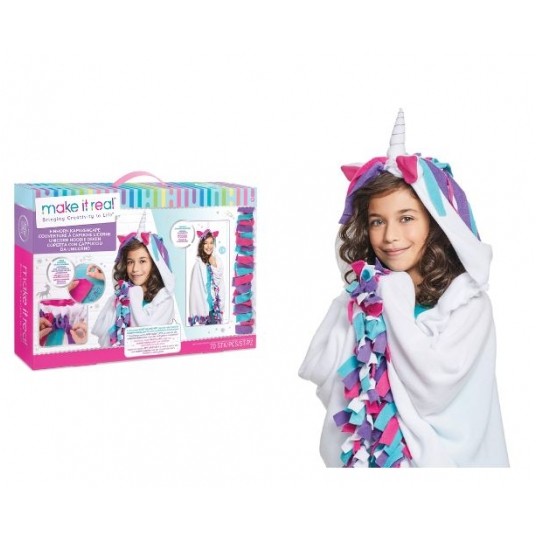 MAKE IT REAL UNICORN BLANKET ZESTAW KREATYWNY /6 -zdjęcie numer 1
