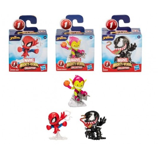 MARVEL SPIDERMAN FIGURKA 3-PACK MIGHTY-VERSE /25 -zdjęcie numer 1