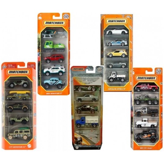 MATCHBOX AUTKO METALOWE 5-CIO PACK /12 -zdjęcie numer 1