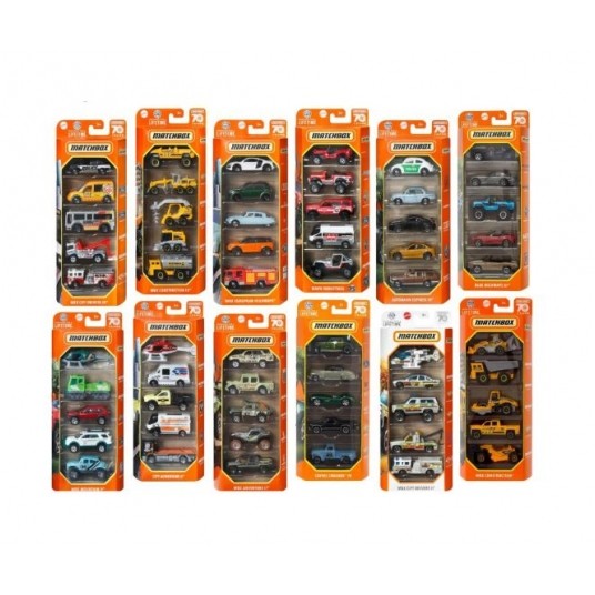 MATCHBOX AUTKO METALOWE 5-CIO PACK /12 -zdjęcie numer 2
