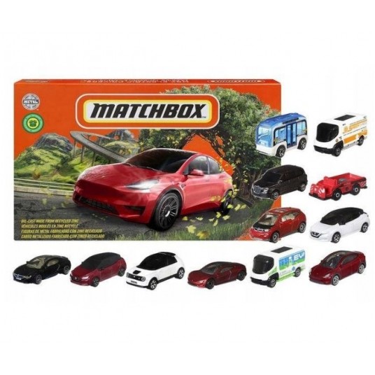 MATCHBOX ZESTAW 12-PACK AUTO ELEKTRYCZNE /1 -zdjęcie numer 1