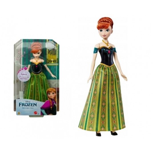 MATTEL DISNEY FROZEN ANNA ŚPIEWAJĄCA LALKAPL./4 -zdjęcie numer 1