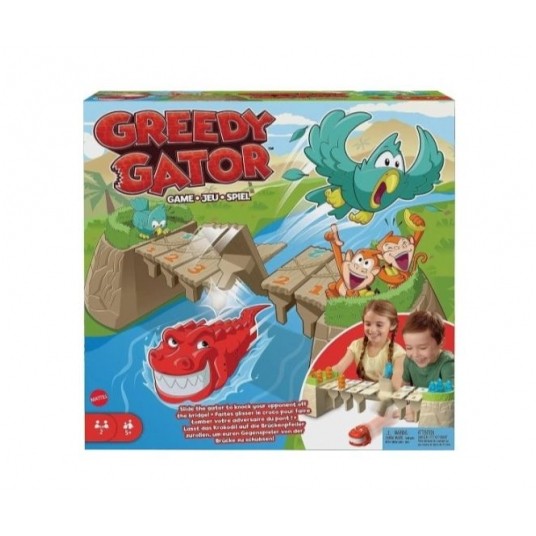 MATTEL GRA GREEDY GATOR CROCODILE GŁODNY ALI. /3 -zdjęcie numer 1