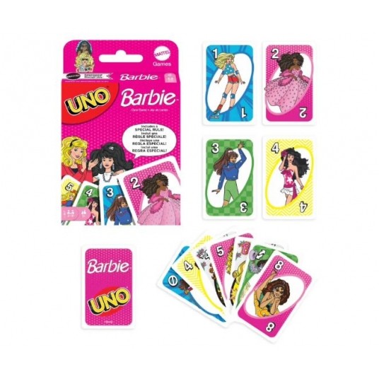 MATTEL GRA KARCIANA UNO BARBIE / 8 -zdjęcie numer 1
