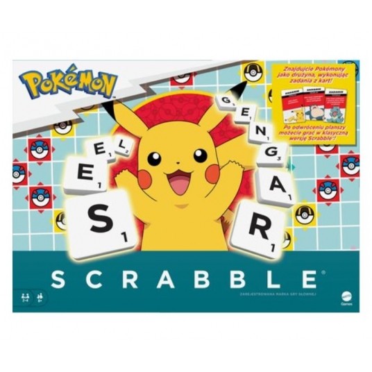 MATTEL GRA SCRABBLE POKEMON WERSJA POLSKA /6 -zdjęcie numer 1
