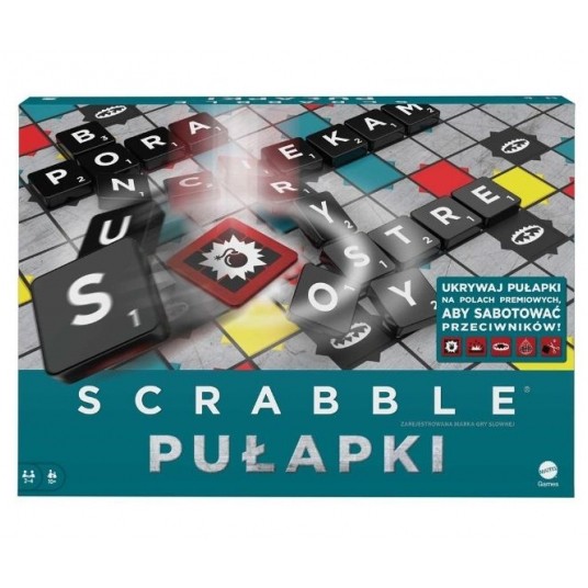 MATTEL GRA SCRABBLE PUŁAPKI WER. PL /6 -zdjęcie numer 1