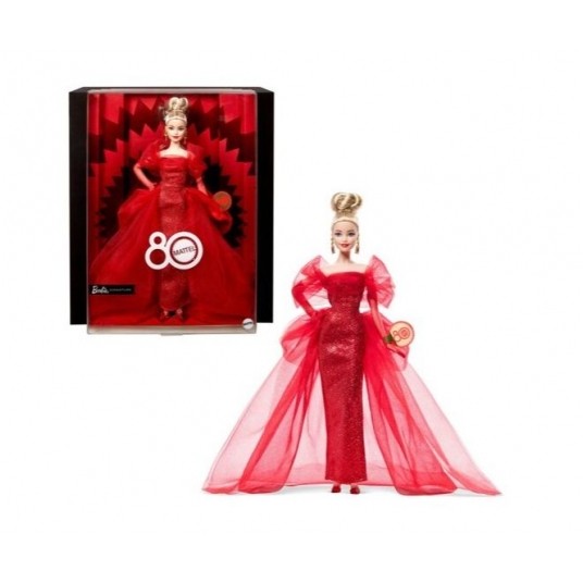 MATTEL LALKA BARBIE KOLEKCJONERSKA 80 ANNIVERSAR/1 -zdjęcie numer 1