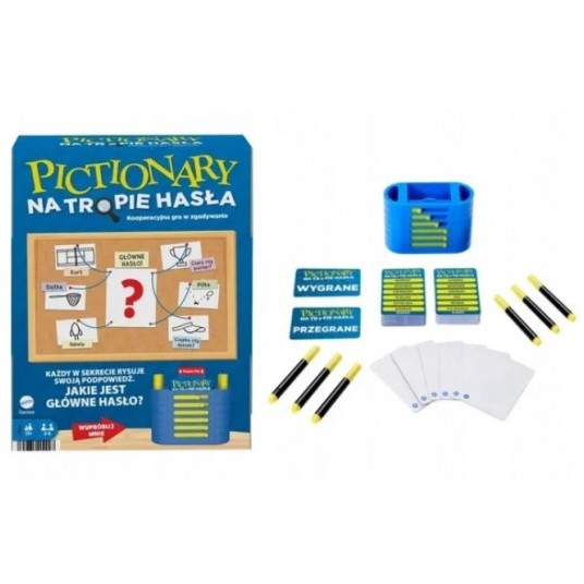 MATTEL PICTIONARY GRA NA TROPIE HASŁA WER POLSKA/4 -zdjęcie numer 1