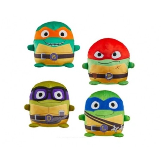 MATTEL TURTLES - WOJOWNICZE ŻÓŁWIE NINJA PLUSZ /8 -zdjęcie numer 1