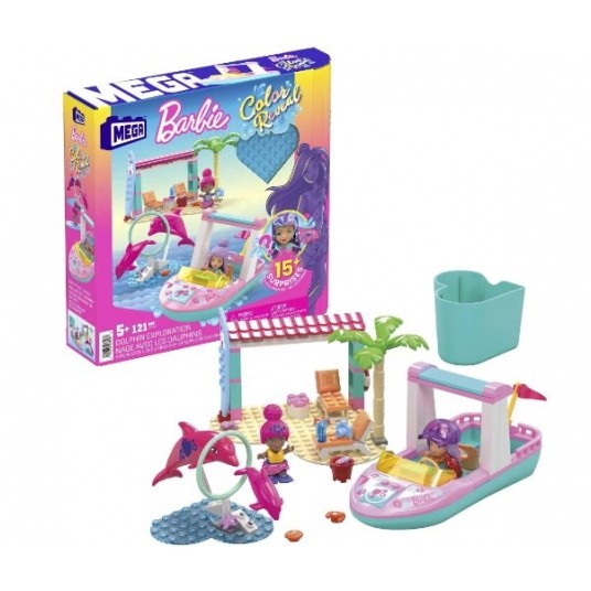 MEGA BLOKS BARBIE PRZYGODA Z DELFINAMI 121 EL./4 -zdjęcie numer 1