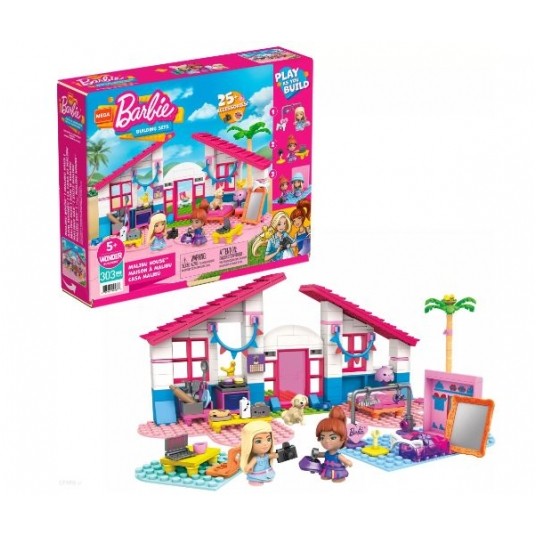 MEGA CONSTRUX BARBIE KLOCKI DOM W MALIBU /4 -zdjęcie numer 1