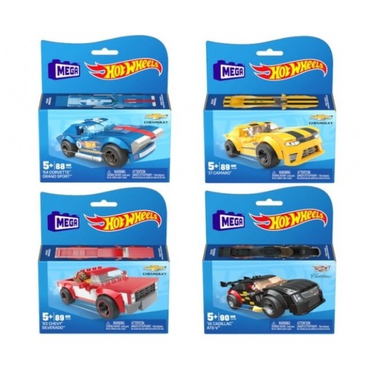 MEGA CONSTRUX KLOCKI HOT WHEELS AUTKO ASST /4 -zdjęcie numer 1