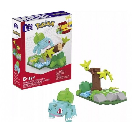 MEGA CONSTRUX KLOCKI POKEMON BULBASAUR 82el./6 -zdjęcie numer 1