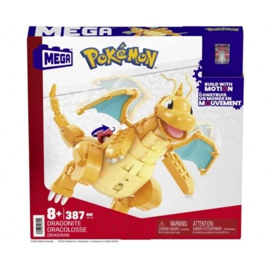 MEGA CONSTRUX KLOCKI POKEMON DRAGONITE 387 EL./6 -zdjęcie numer 2