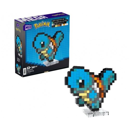 MEGA CONSTRUX KLOCKI POKEMON PIXEL SQUIRTLE /4 -zdjęcie numer 1