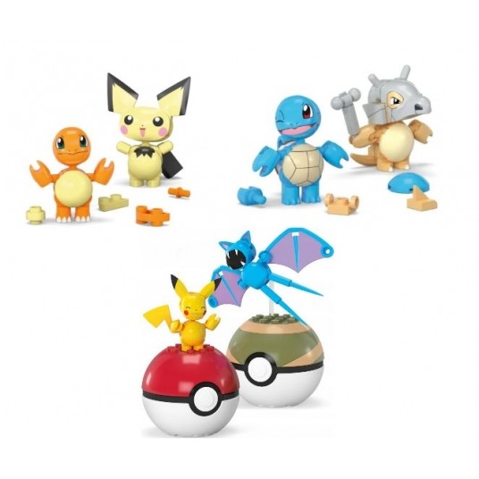 MEGA CONSTRUX KLOCKI POKEMON POKEBALL 2x FIGURKA/3 -zdjęcie numer 1