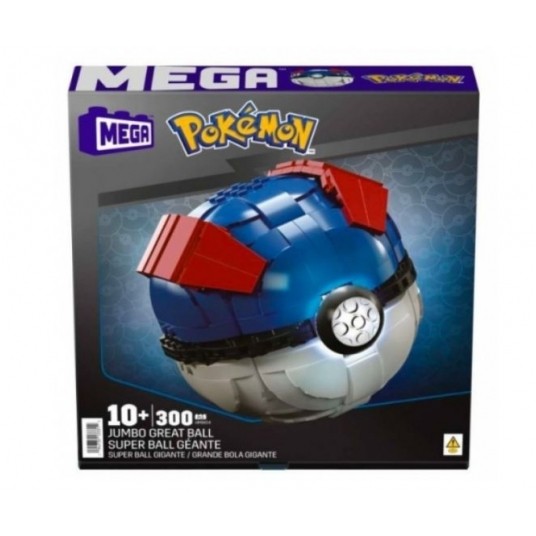 *** MEGA CONSTRUX POKEMON JUMBO GREAT BALL /4 -zdjęcie numer 1