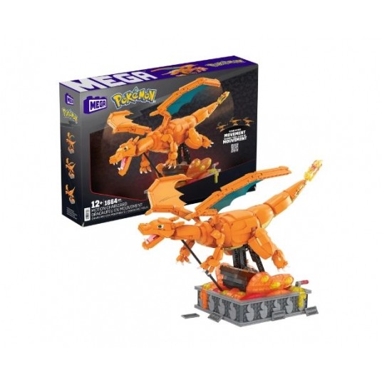 *** MEGA CONSTRUX POKEMON MECHANICZNY CHARIZARD/2 -zdjęcie numer 1