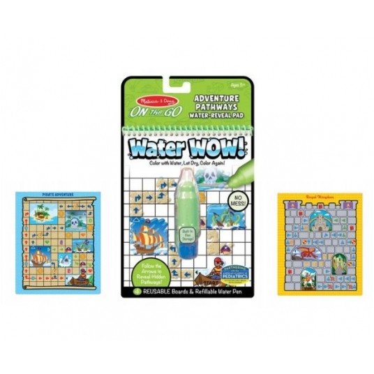 MELISSA DOUG WATER WOW PRZYGODA KOLOROWANKA/6 -zdjęcie numer 1