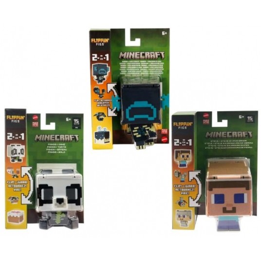 MINECRAFT FIGURKI FLIPPIN FIGS 2W1 ASST./5 -zdjęcie numer 1