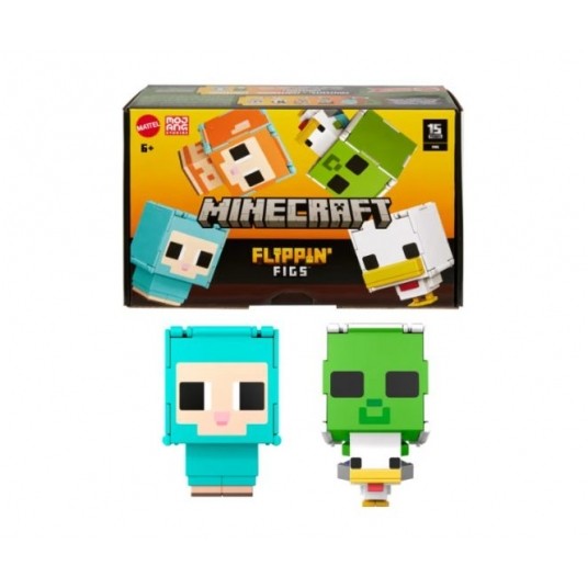 MINECRAFT FLIPPIN' FIGS FIGURKA 2-PACK/1 -zdjęcie numer 1