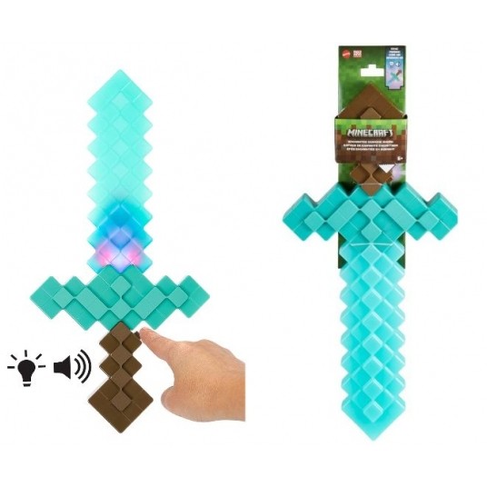 MINECRAFT ZAKLĘTY MIECZ ZE ŚWIATŁEM I DŹWIĘKIEM /5 -zdjęcie numer 1
