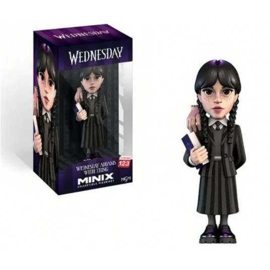 MINIX COLLECTABLES WEDNESDAY ADDAMS WITH THING / -zdjęcie numer 1