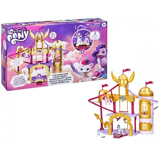 MLP PONY ZESTAW KUCYKOWY ZAMEK ZE ŚWIATŁEM /2 -zdjęcie numer 1