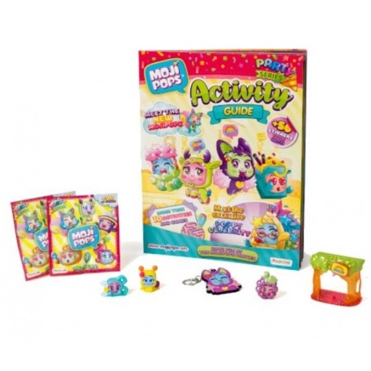 MOJIPOPS PARTY STARTOWY 3x FIGURKA + CLUB ROOM /12 -zdjęcie numer 1