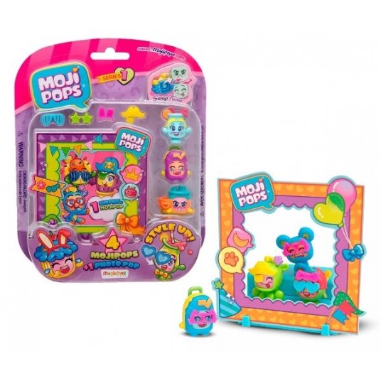 MOJIPOPS SERIA 1 ZESTAW PHOTO POP + 4x FIGURKA -zdjęcie numer 1