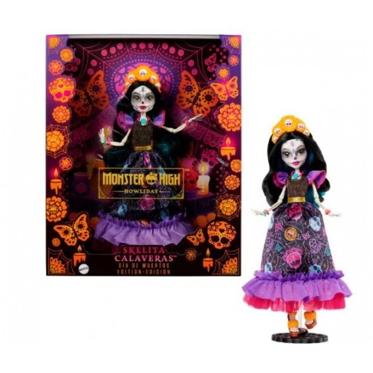 MONSTER HIGH HOWLIDAY LALKA SKELITA CALAVERAS /1 -zdjęcie numer 1