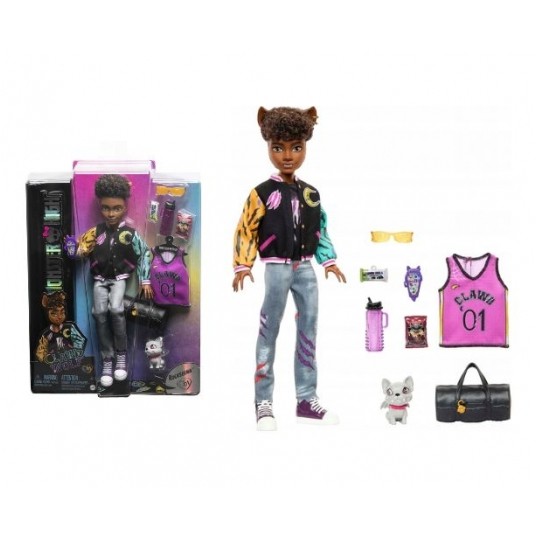 MONSTER HIGH LALKA CLAWD WOLF + ZWIERZĄTKO/4 -zdjęcie numer 1