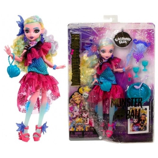 MONSTER HIGH MONSTER BALL LALKA LAGOONA BLUE /4 -zdjęcie numer 2