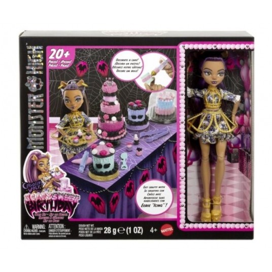 MONSTER HIGH SCARRY BIRTHDAY LALKA CLAWDEEN WOLF/3 -zdjęcie numer 1