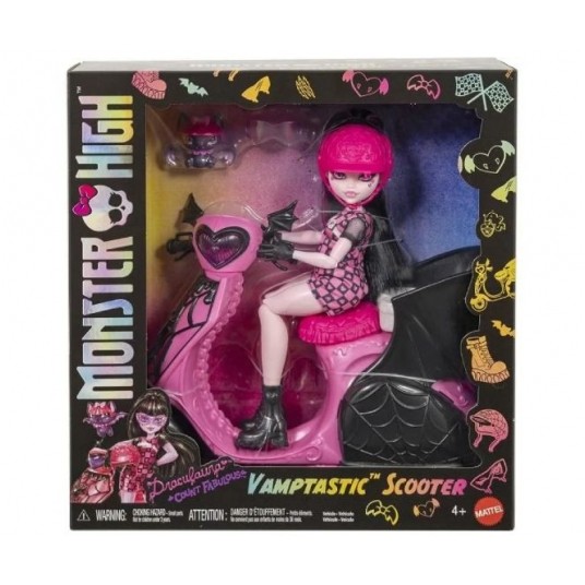 MONSTER HIGH SKUTER + LALKA DRACULAURA /4 -zdjęcie numer 1