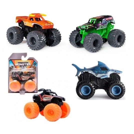 MONSTER JAM AUTKO 1:72 + WYRZUTNIA / RAMPA /36 -zdjęcie numer 1